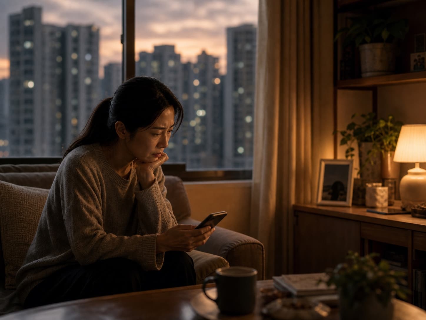 成年子女在香港家中因距離牽掛父母