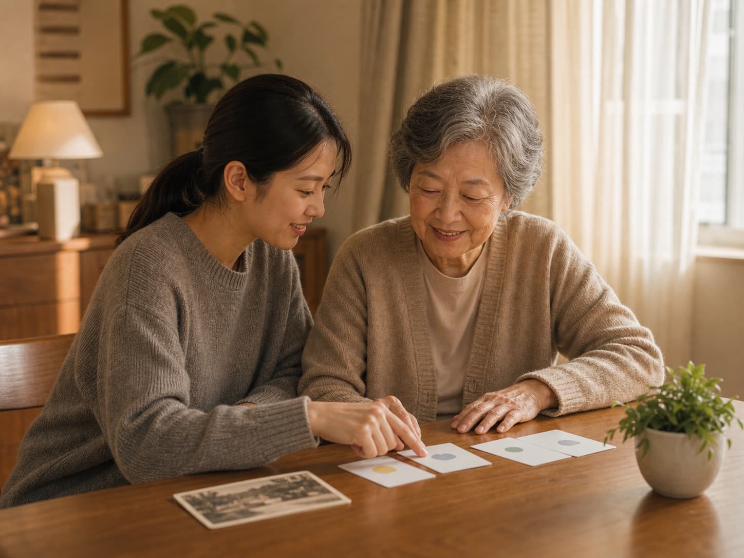 長者在家中透過視像與家人重新連結